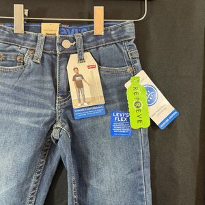 NWT Levis 502 Toddler Boys 2T Regular Taper Strong Performance Flex Jeans Medium